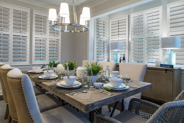 Choosing The Right Shutters For Your Dining Room - Designing At Home ...